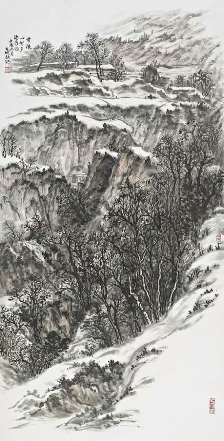 回首青山已苍茫——王晓山水作品读后