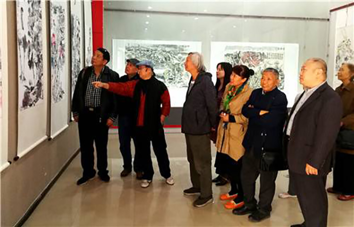 十月画展|"墨山心像—著名画家黄河人画展"在大观美术